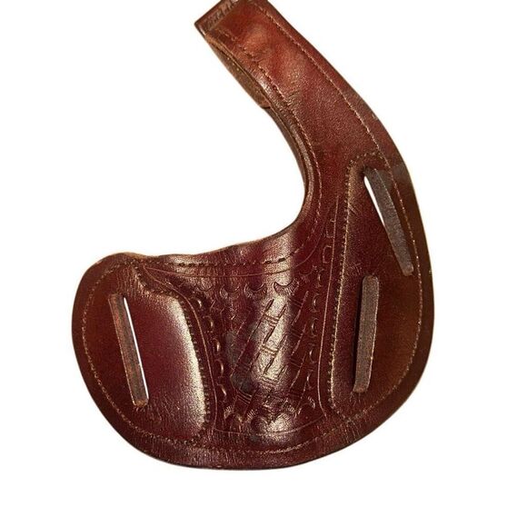 Vintage STRONG brand leather holster- button closure detailed 930, 68 brown - Picture 3 of 6